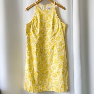 NWOT LILY PULITZER Yellow Lion Print Dress